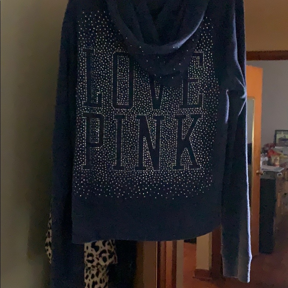 A Love Pink bedazzled zip up jacket